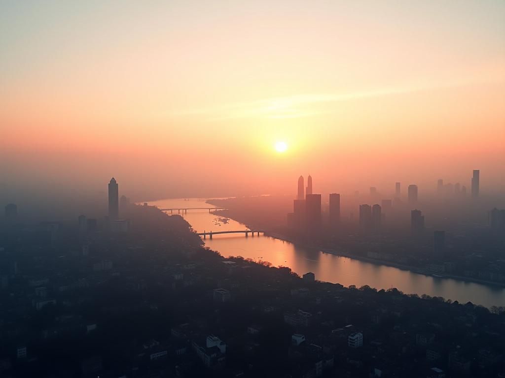 Panoramaaufnahme der Zürcher Skyline bei Sonnenaufgang, die Weitsicht und Zukunftsorientierung symbolisiert.